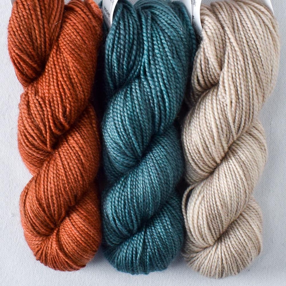 Beryl, Coastal Fog, Spiced Cider - Miss Babs Toe Trio