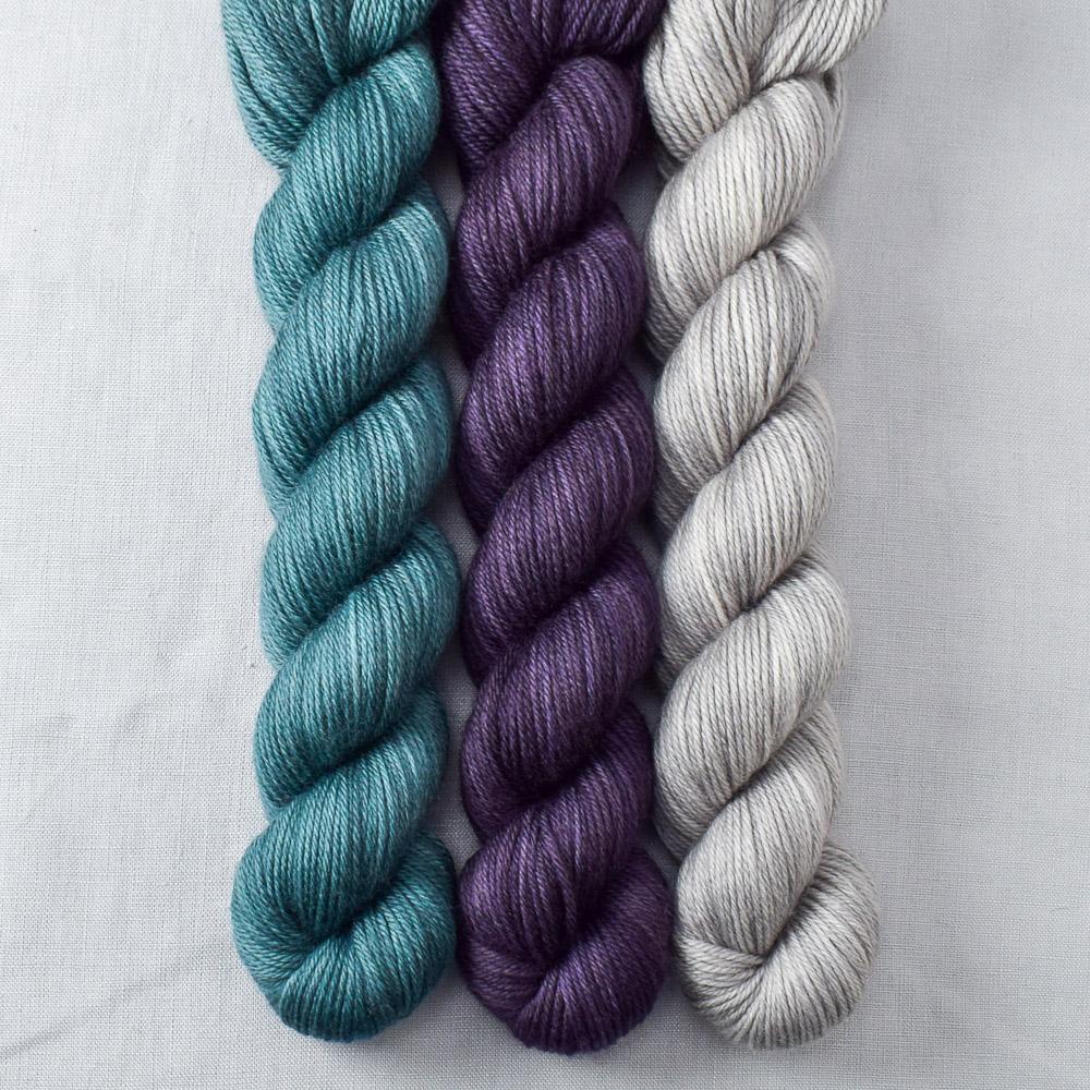 Beryl, Dusk, Fleur de Sel - Miss Babs Yowza Mini Trios