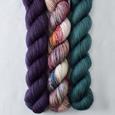 Beryl, Dusk, Spring Flowers - Miss Babs Yowza Mini Trio