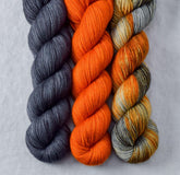Biker Chick, French Marigold, Pewter - Miss Babs Yummy 2-Ply Trio