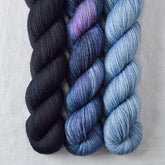 Blackbird, Iolite, Stonewashed - Miss Babs Yummy 2-Ply Trio