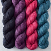 Blackbird, Suspense, Tulipa, Zinfandel - Miss Babs Yummy 2-Ply Quartet