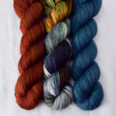 Blackwatch, Coffee Break, Russet - Miss Babs Yummy 2-Ply Trio