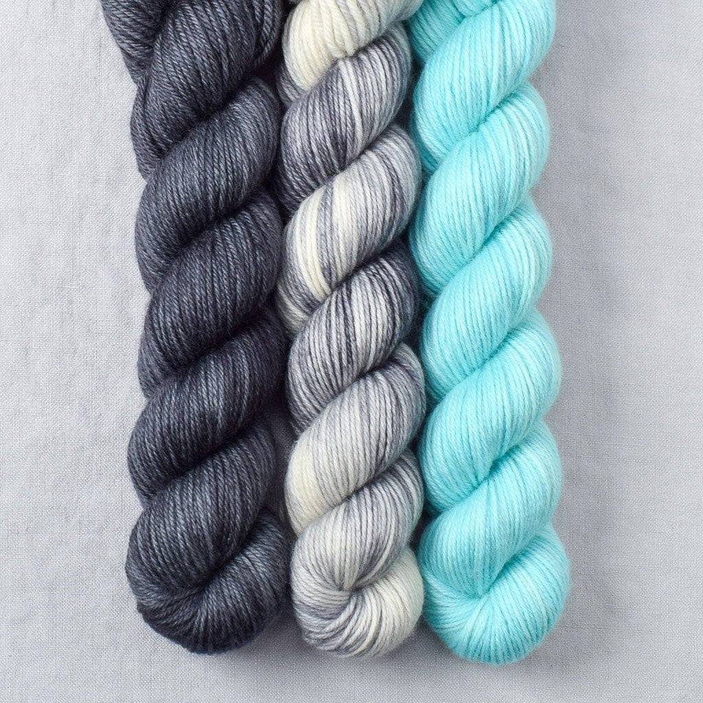 Blarney Stone, Light Turquoise, Pewter - Miss Babs Yowza Mini Trio