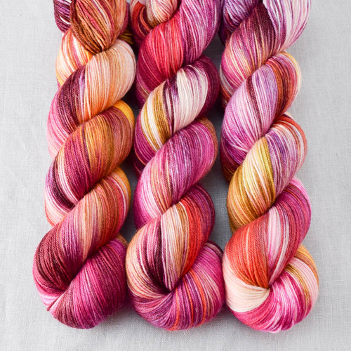 Bloomin Pansies - Miss Babs Tarte yarn