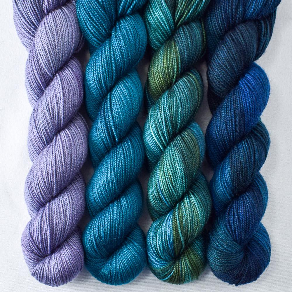 Blue Dasher, Blue Ridge, Harmonize, River Severn - Miss Babs Yummy 2-Ply Quartet