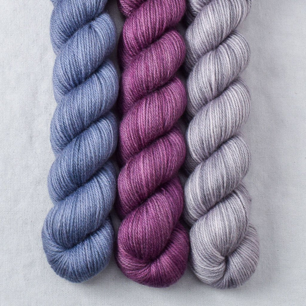 Blue Mussel, Japanese Maple, Provence - Miss Babs Yowza Mini Trio