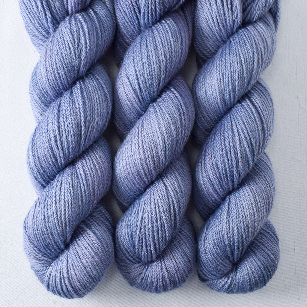 Blue Mussel - Miss Babs Killington wool and silk blend yarn