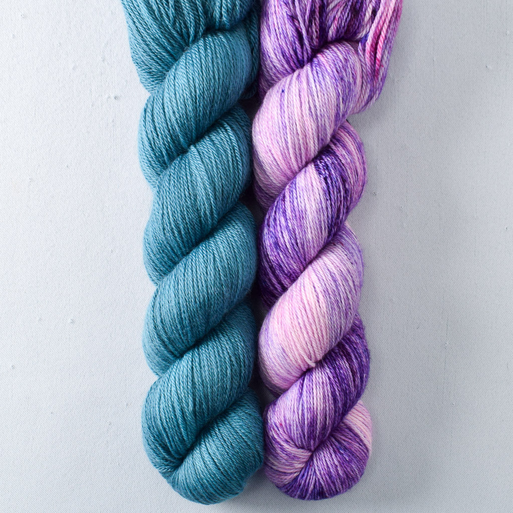 Blue Ocean, Purple Joy - Miss Babs Caroline Duo