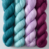 Blue Parakeet, Bougainvillea, Mahi Mahi, Picture Perfect - Miss Babs Yummy 2-Ply Quartet