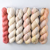 Blush with Dark Adobe - Miss Babs Lace and Fade Boxy Set