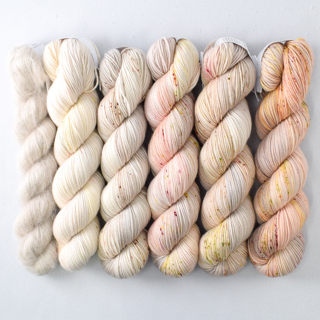 Blush with Plover - Miss Babs Lace and Fade Boxy Set