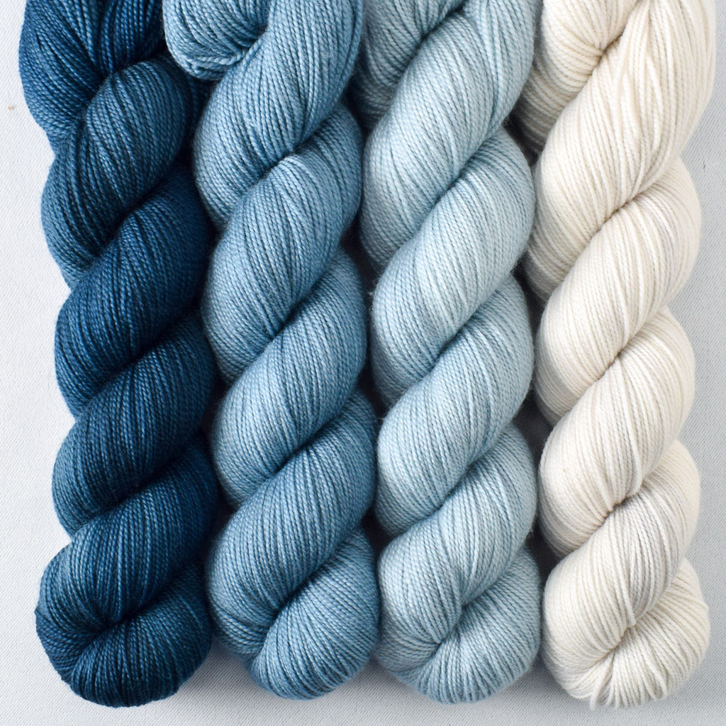 Bokhara, Flounce, Half Past Midnight, Snowdrift - Miss Babs Yummy 2-Ply Quartet