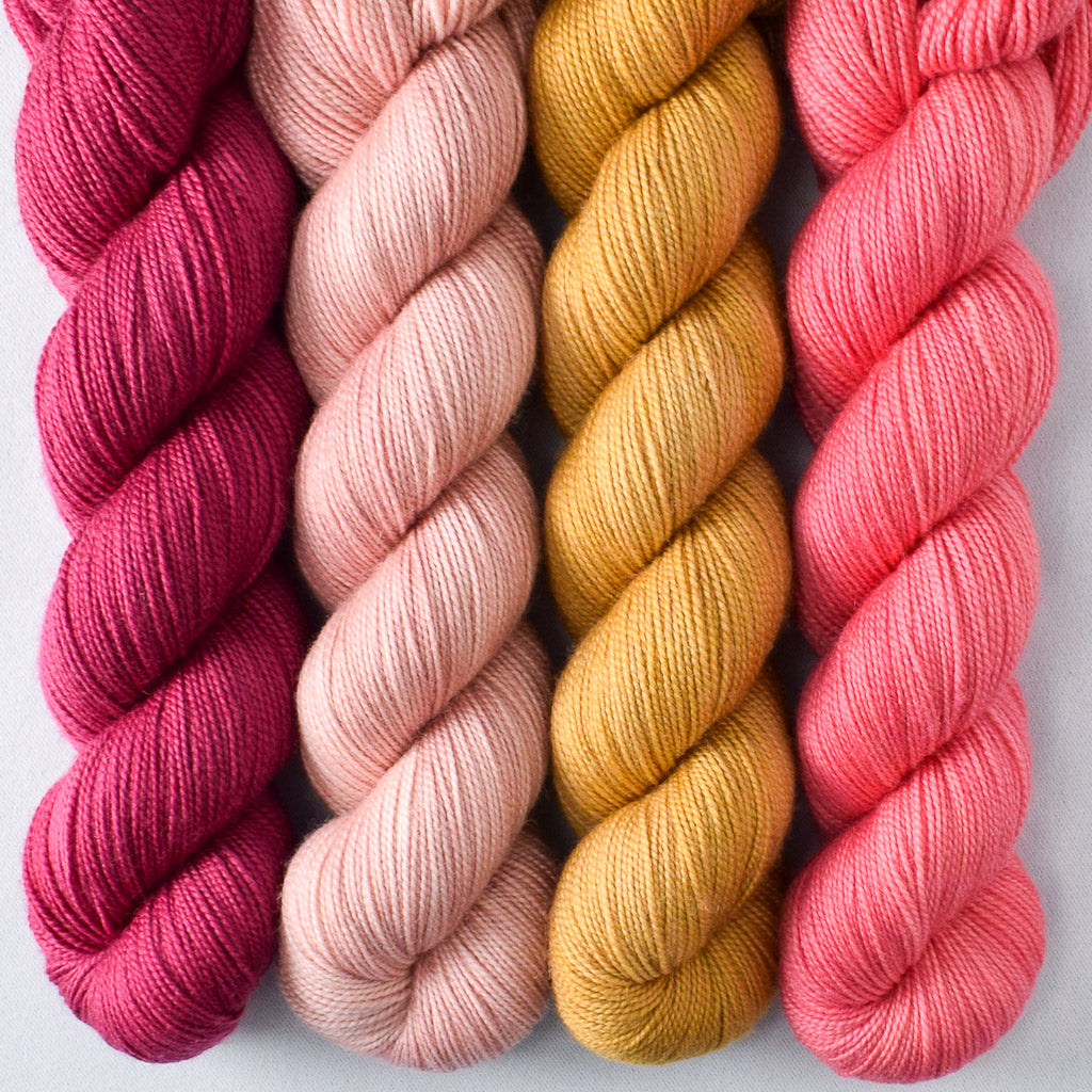 Bottle Ring, Filigree, Taos, Zinfandel - Miss Babs Yummy 2-Ply Quartet