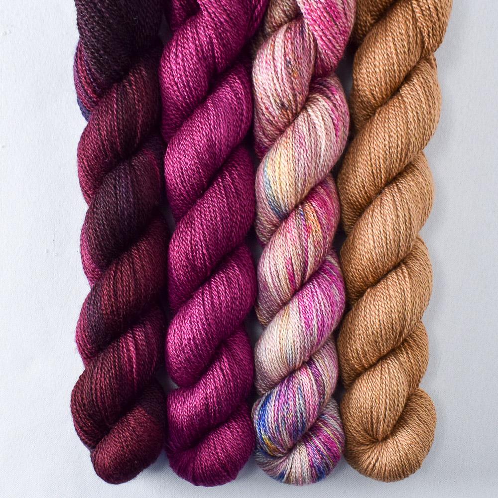 Bougainvillea, Dark Fury, Semisweet Chocolate, Spring Flowers - Miss Babs Yet Quartet