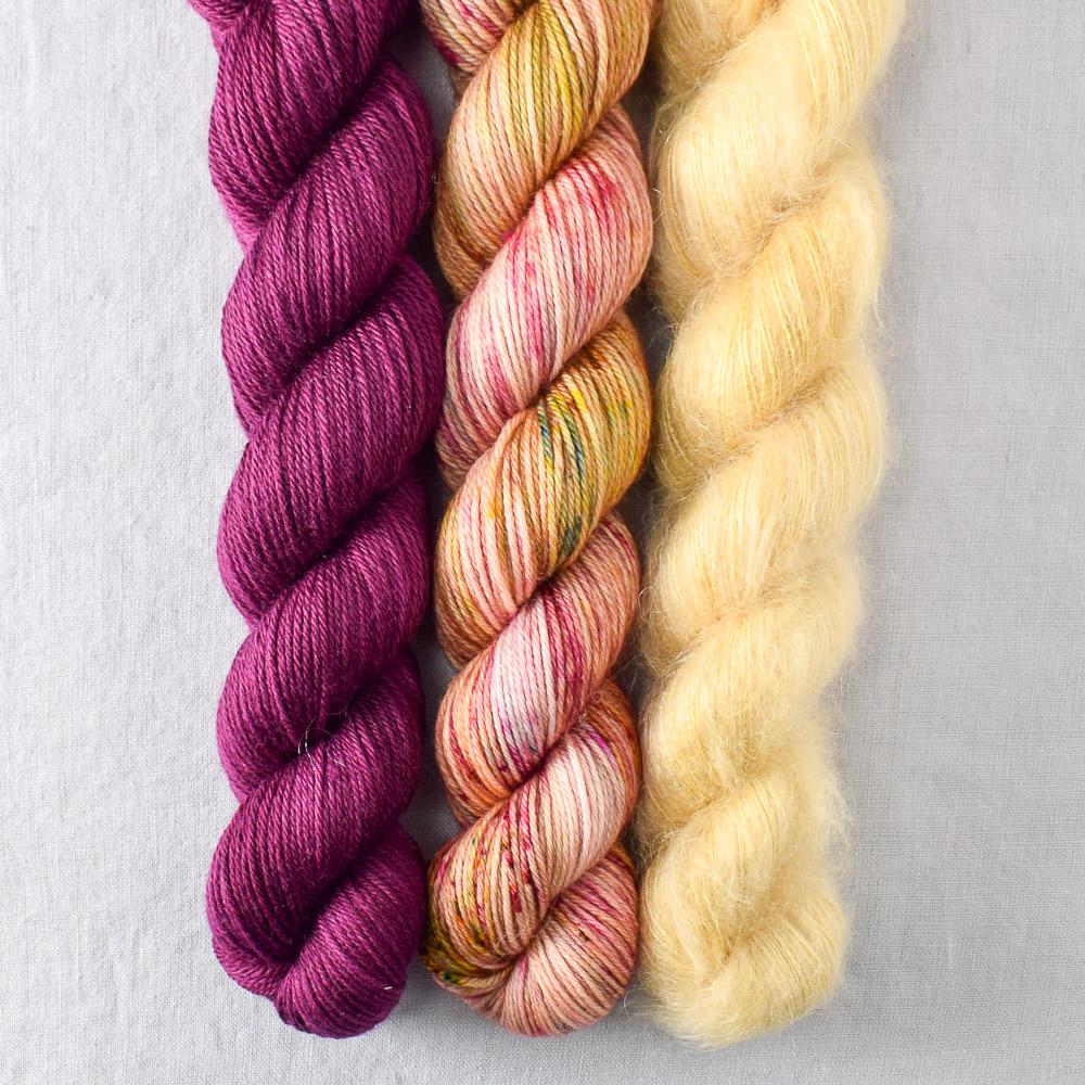 Bougainvillea, Spring Flowers, Wheaten - Miss Babs Pillowy Cowl Set