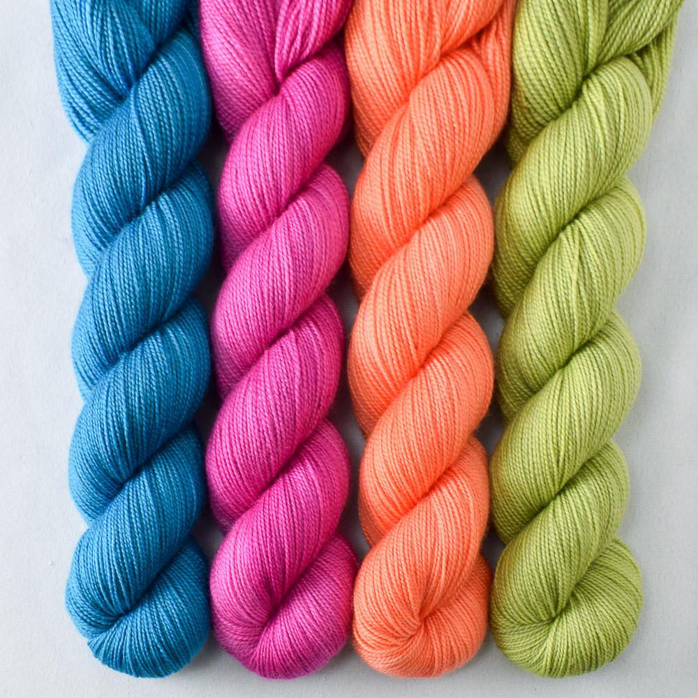 Bouncy Castle, Iantha, Maluaka, Spicy Papaya - Miss Babs Yummy 2-Ply Quartet