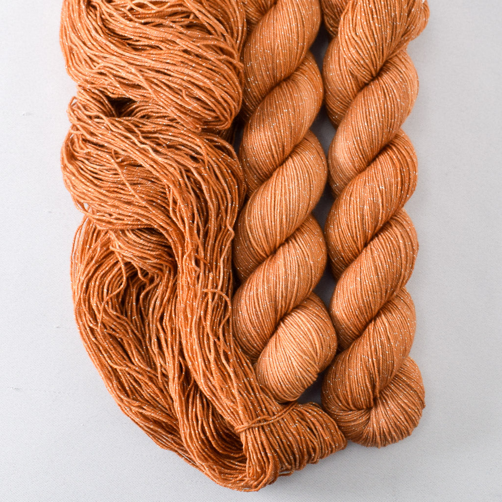 Bountiful - Miss Babs Estrellita fingering weight superwash merino and Lurex yarn