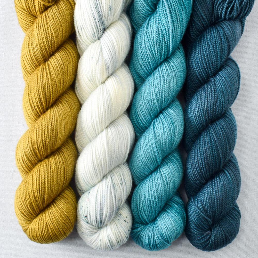 Box Turtle, Galileo, Right as Rain, Suspense - Miss Babs Yummy 2-Ply Quartet