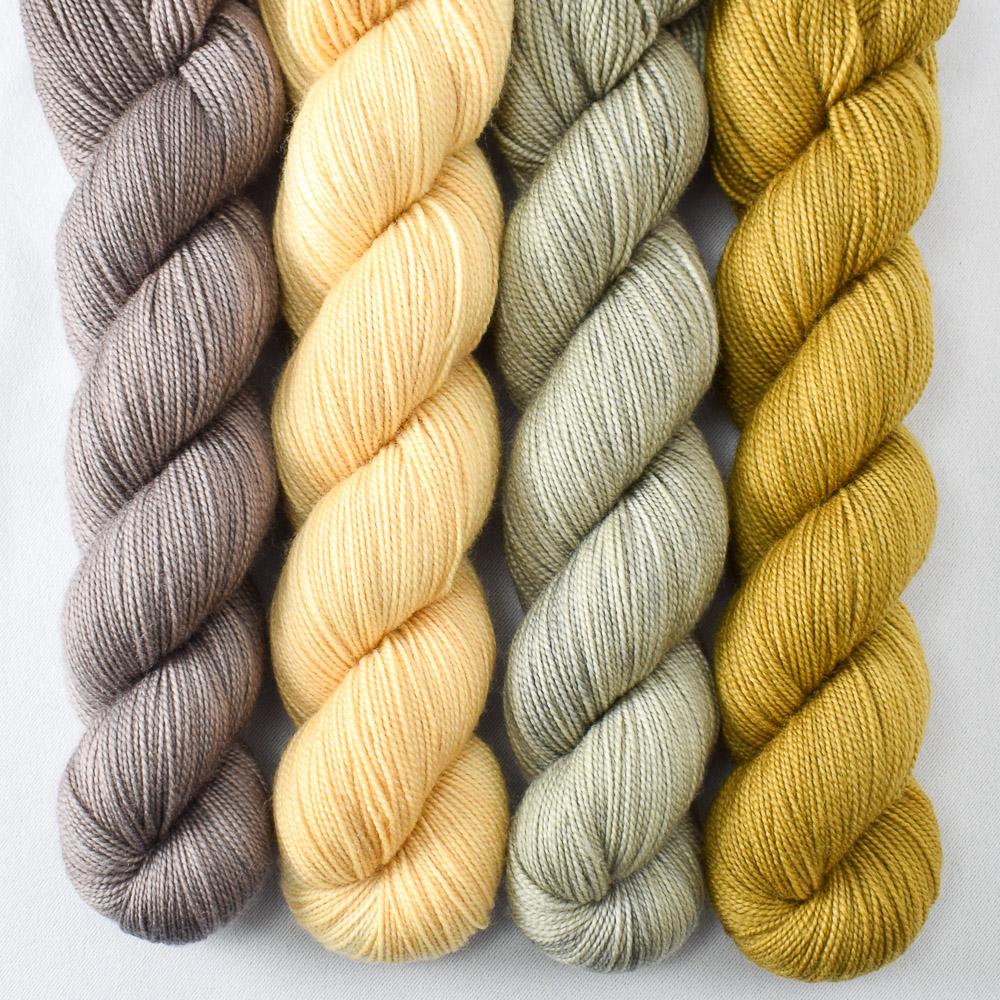 Box Turtle, Ground Anise, Run Away, Wheaten - Miss Babs Yummy 2-Ply Quartet