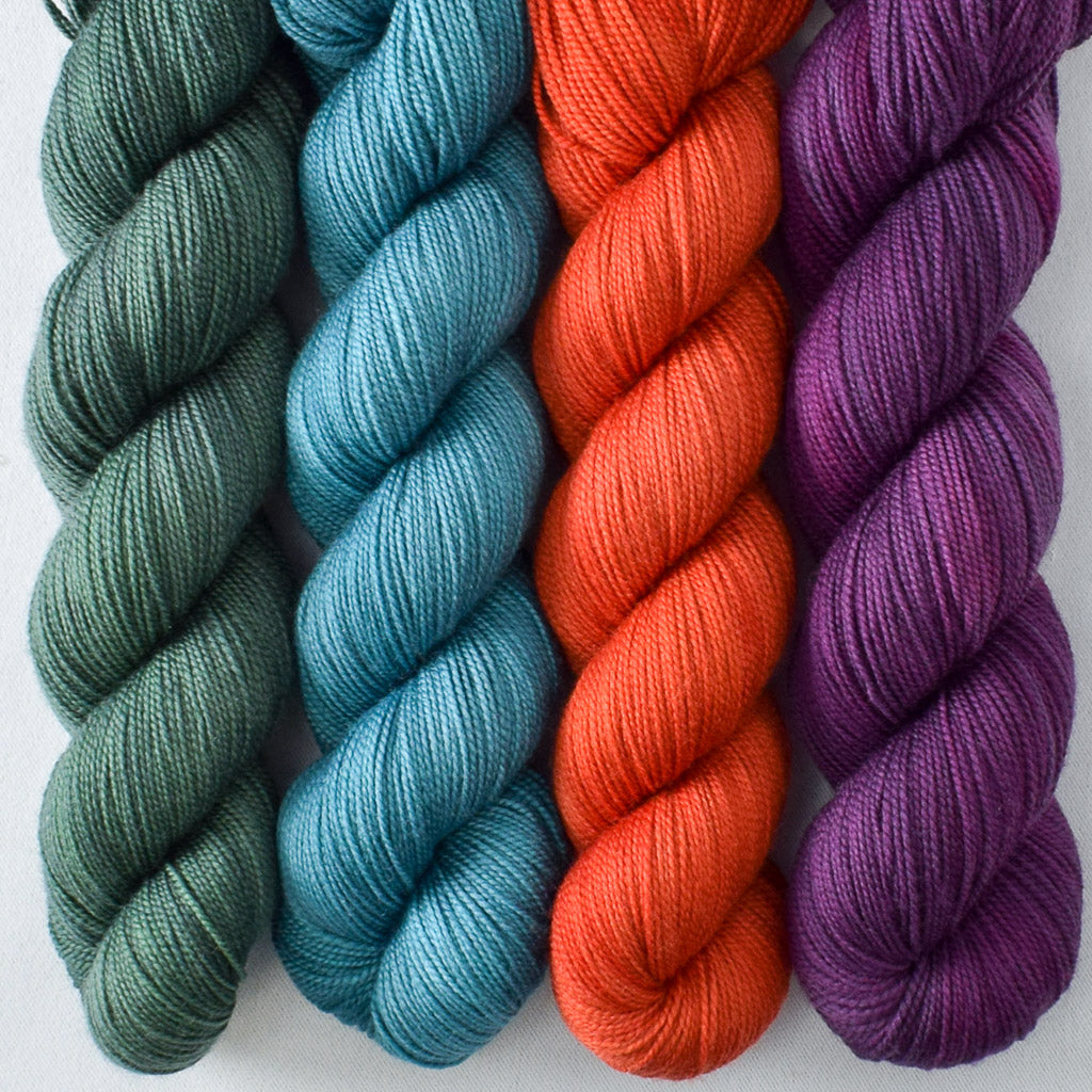 Brammo Bay, Sadalmelik, Spiked Punch, Sugar Maple 2 - Miss Babs Yummy 2-Ply Quartet