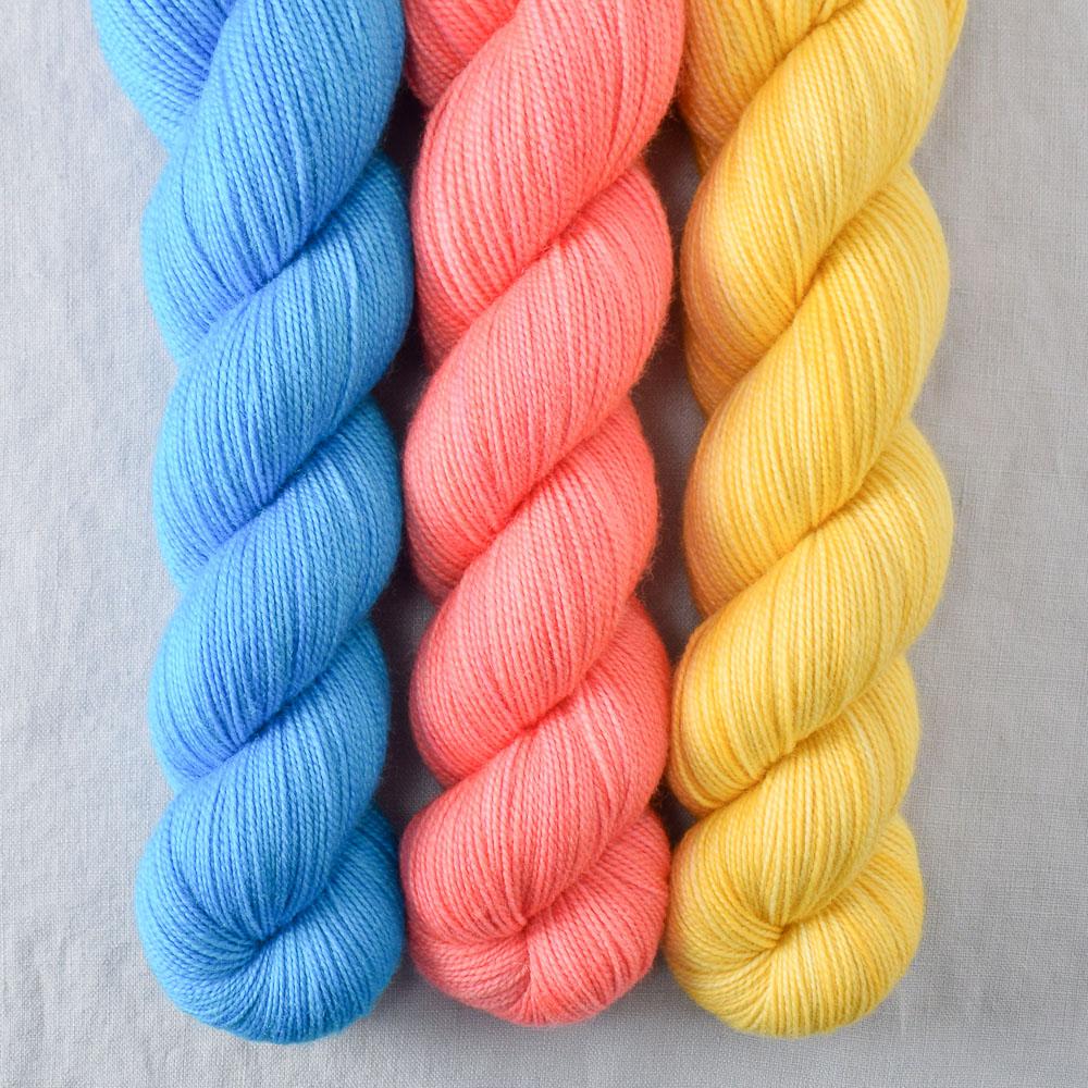 Brilliant, Pink Grapefruit, Sunny - Miss Babs Yummy 2-Ply Trio