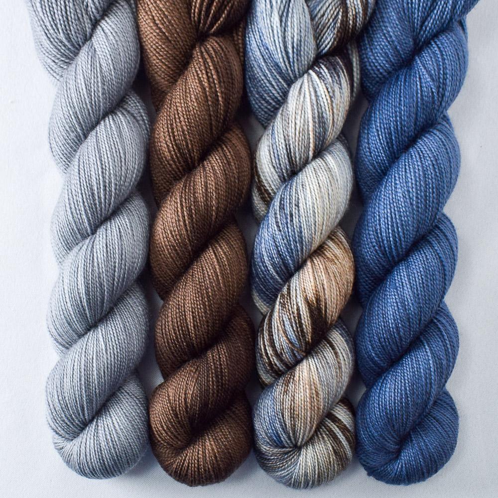 Bruin, Slate, Stowaway, Suit and Tie - Miss Babs Yummy 2-Ply Quartet