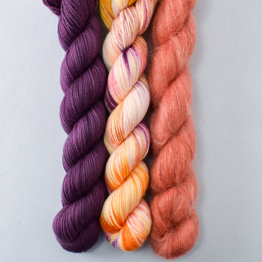 Bullfinch, Daisies - MDSW 2021, Japanese Maple - Miss Babs Pillowy Cowl Set