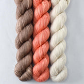 Bullfinch, Dark Parchment, Plover - Miss Babs Yowza Mini Trio