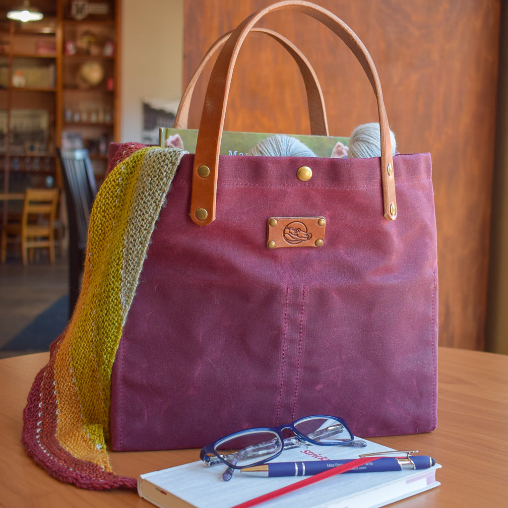 Burgundy Bag No. 7 - The Project Tote