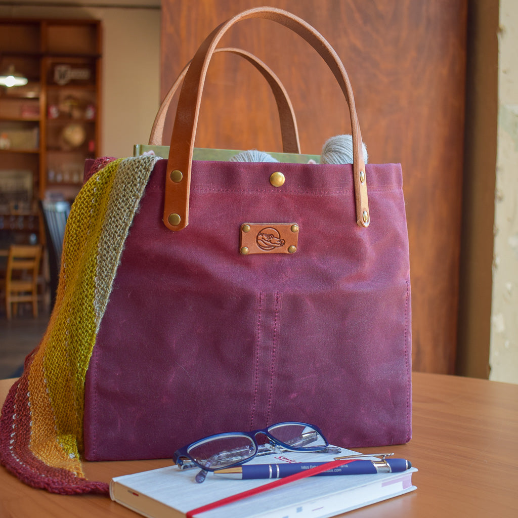 Burgundy Bag No. 7 - The Project Tote