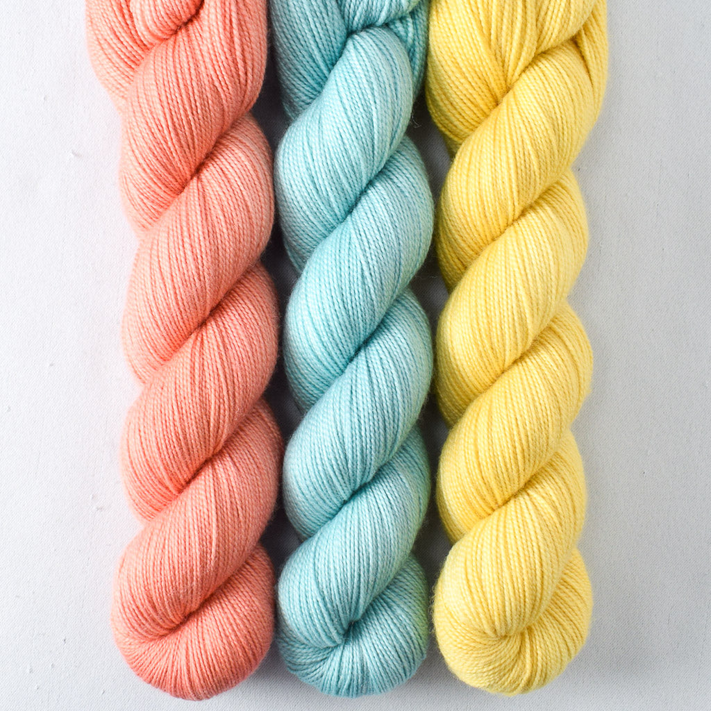 By the Sea, Naples, Wild Tulip - Miss Babs Yummy 2-Ply Trio