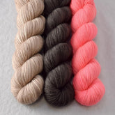 Cara Cara, Parchment, Walnut - Miss Babs Yummy 2-Ply Trio