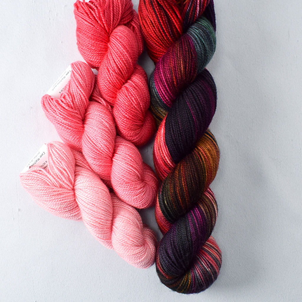 Caribbean Flamingo, Greater Flamingo, Lesser Flamingo with Fired Up - Miss Babs Inclinations Cowl Set