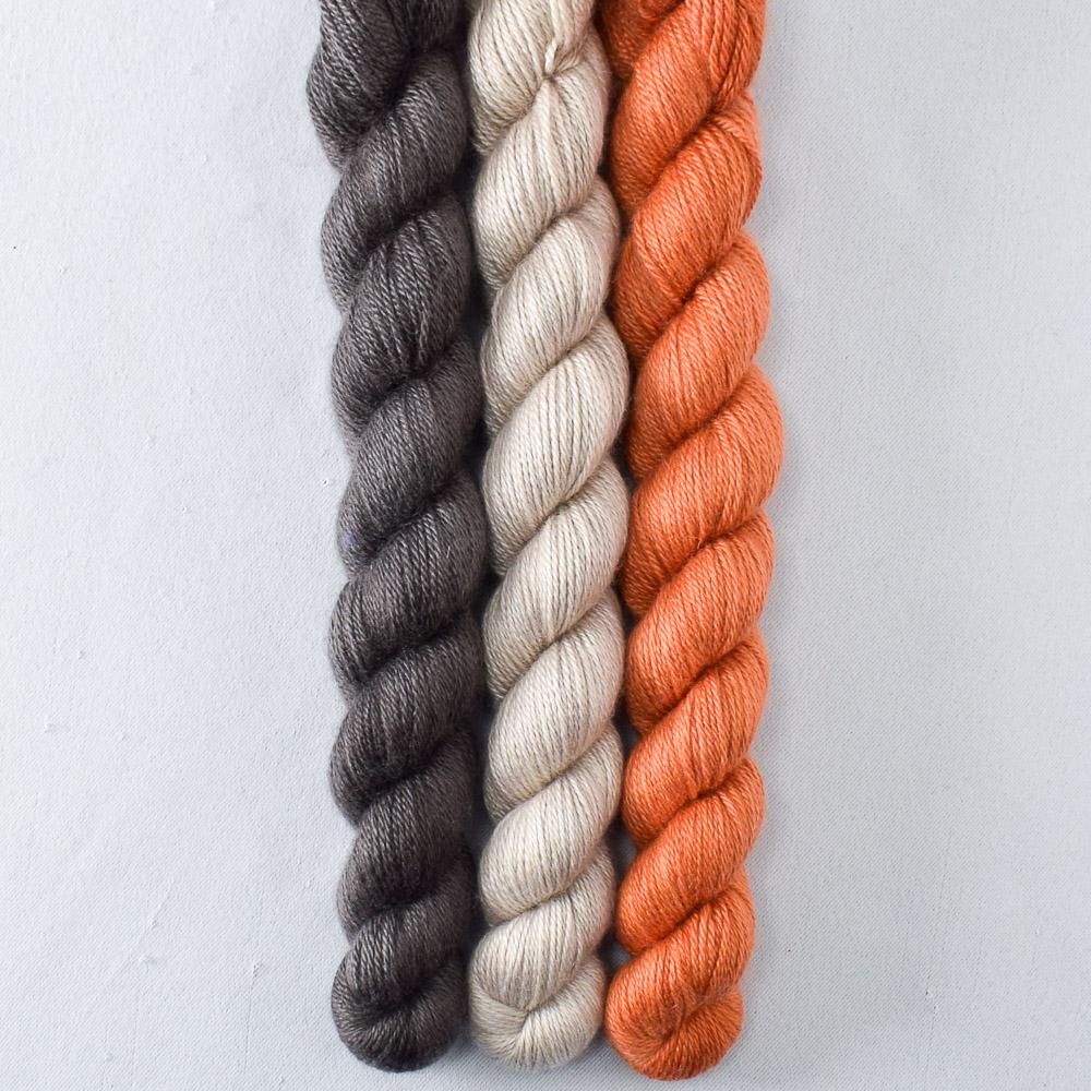 Carnelian, Coastal Fog, Dark Pegasus - Miss Babs Sojourn Cowl Set