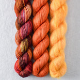 Carnelian, Coreopsis, Joan of Arc - Miss Babs Pillowy Cowl Set