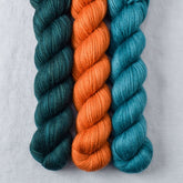 Carnelian, Rainforest, Topaz - Miss Babs Yowza Mini Trio