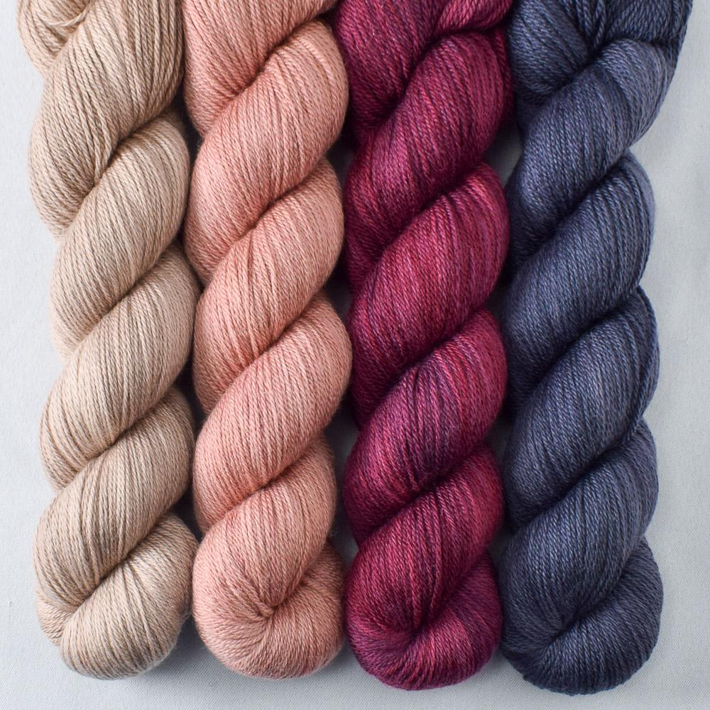 Cascara, Dark Adobe, Devotion, Parchment - Miss Babs Caroline Quartet
