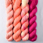 Cassiopeia, Spicy Papaya, Spotted Flowers, Tangy - Miss Babs Yet Quartet