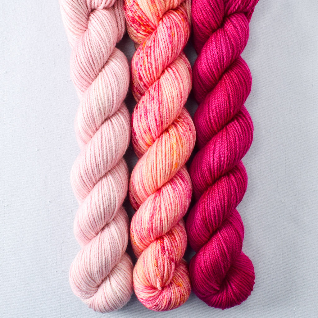 Cassiopeia, Spotted Flowers, Sugar - Yowza Mini Trio - Babette