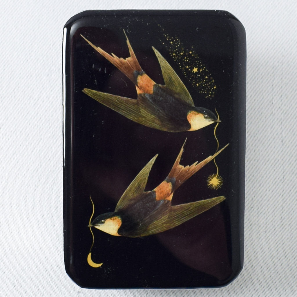 Celestial Swallows Tin - Miss Babs Notions