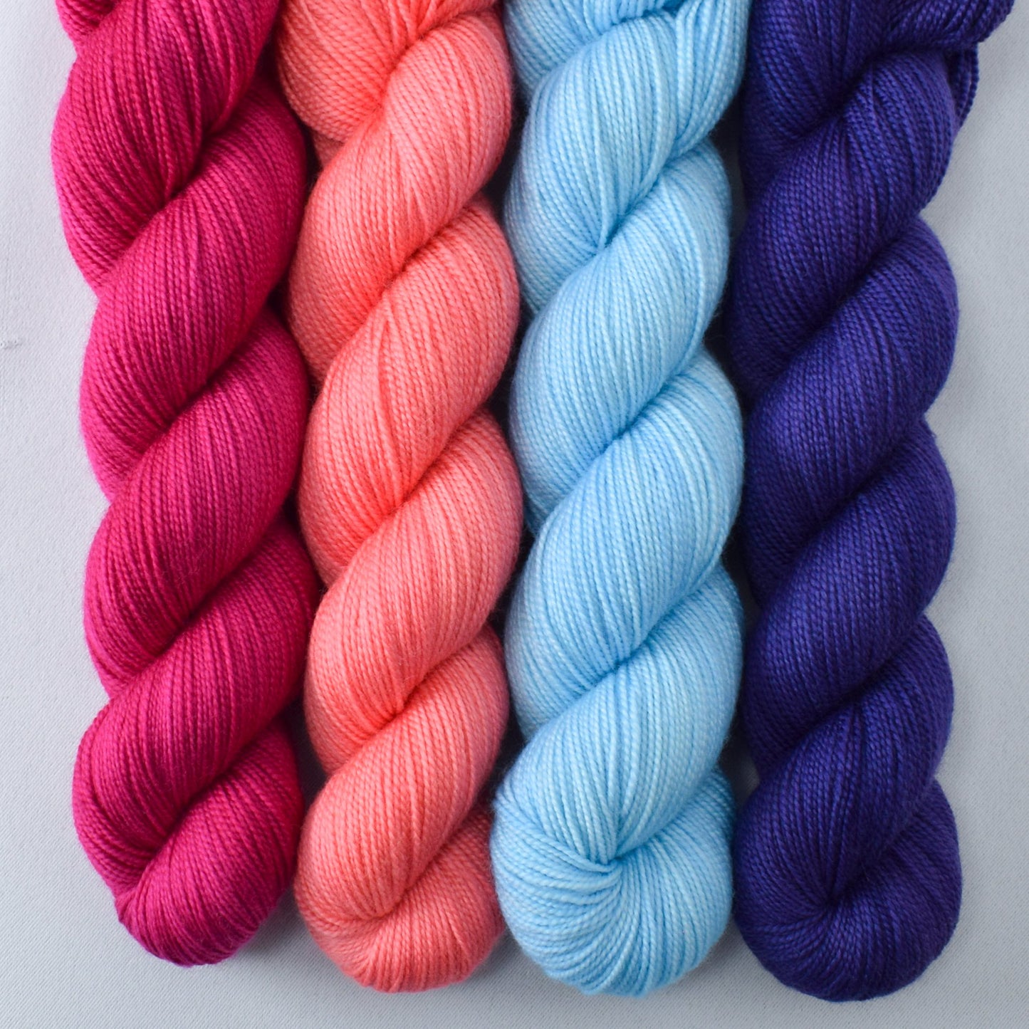 Chirp, Clematis, Dahlia, Floyd - Miss Babs Yummy 2-Ply Quartet