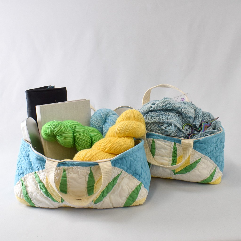 Circle of Tulips Yellow: repurposed Maker Caddy by m.a.b.e.l