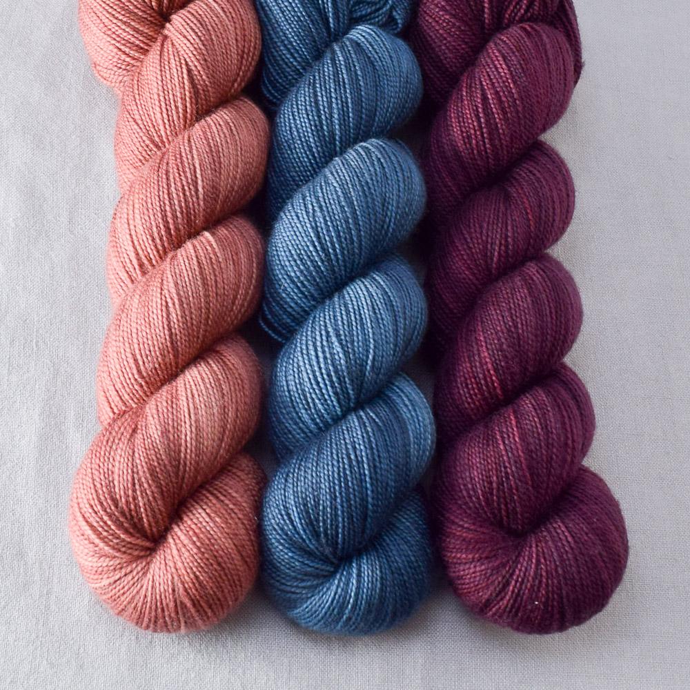 Cloak, Dark Adobe, Plum - Miss Babs Yummy 2-Ply Trio