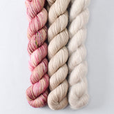 Coastal Fog, Gibson Girl, Plover - Miss Babs Pillowy Cowl Set