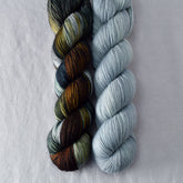 Coffee Break, Oregon Mist - Miss Babs 2-Ply Duo