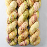 Coming Home - Miss Babs Estrellita fingering weight superwash merino and Lurex yarn