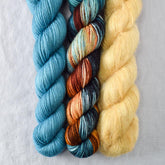 Coos Bay, Ocean Jasper, Wheaten - Miss Babs Pillowy Cowl Set