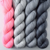 Copycat, Moonscape, Quicksilver, Slate - Miss Babs Yummy 2-Ply Quartet