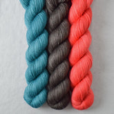 Coral, Rainforest, Walnut - Miss Babs Yowza Mini Trio